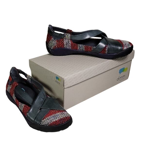 Dimmi Adventure Red Charcoal Cinnamon Shoes Womens Size 7.5 New In Box - Picture 1 of 14
